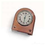Cartier Guilloche Travel Clock