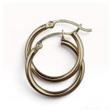 14k Yellow Gold Hoop Earrings