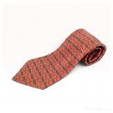 Hermes Equestrian Pattern 909 HA Silk Necktie with Original Box