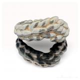 Large Sterling Silver Bangle Bracelet