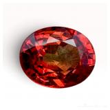 Certified 1.46 Carat Padparadscha Sapphire