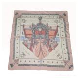 Hermes Vue du Carrosse de la Galere La Reale Silk Scarf