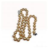 Golden South Sea Pearl Strand