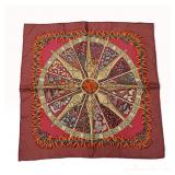 Hermes Aux Pays des Epices Silk Gavroche Scarf by Annie Faivre