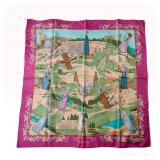 Hermes Costumes des Departements de la Seine Silk Scarf by Zoe Pauwels