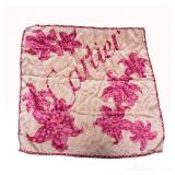 Cartier Paris Leopard Orchid Motif Silk Scarf