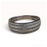 10k White Gold Diamond Ring