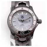 TAG Heuer Link WJ1313 Stainless Steel Quartz Ladies Watch with Mother of Pearl Dial