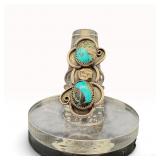 Native American Turquoise Sterling Ring