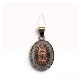 14k Virgin Mary Pendant
