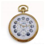 Montres Gousset Swiss 17 Jewel Manual Wind Pocket Watch with Original Box