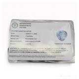 Certified 1.32 Carat Natural Sapphire