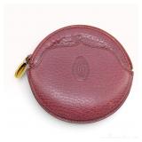 Cartier Must de Cartier Round Leather Coin Purse
