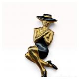 18k Gold Brooch