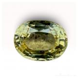 Certified Natural Yellow Sapphire