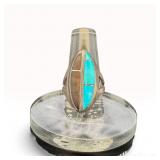Native American Sterling Turquoise Ring