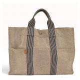 Hermes Fourre-Tout MM Canvas Tote Bag