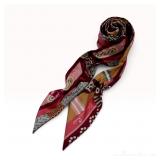 Hermes Fantaisie d'Etriers Silk Twilly Scarf