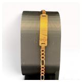 14k Yellow Gold I.D. Bracelet
