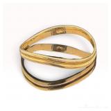 10k Yellow Gold Wave Ring