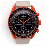 Swatch x Omega Bioceramic MoonSwatch Mission on Earth Lava Reference SO33O100