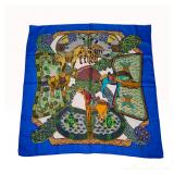 Hermes Art des Steppes 90cm Silk Scarf