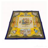 Hermes Carre 90 Silk Scarf in Salzburg Pattern by Loic Dubigeon