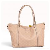 Gucci Guccissima Rose Dragea Leather Joy Medium Tote Bag