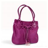 Christian Dior Fuchsia Diorissimo Canvas Romantique Bow Tote