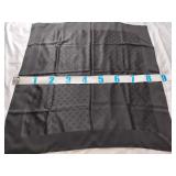 Louis Vuitton Monaco Black Monogram Silk Square Scarf with Box