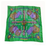 Hermes Selles a Housse Silk Scarf