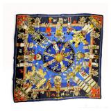 Hermes Kermit Oliver Kachinas Silk Scarf