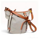 Burberry Blue Label Canvas and Leather Crossbody Shoulder Bag