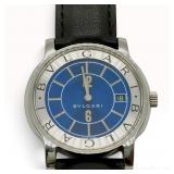 Bvlgari Solotempo ST 35 S Stainless Steel Quartz Wristwatch