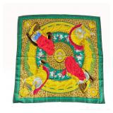 Hermes Casques et Plumets Silk Scarf by Julia Abadie