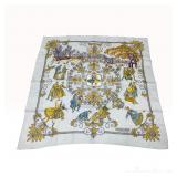 Hermes Joies d'Hiver Silk Jacquard Scarf