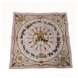 Hermes The Royal Mews Silk Scarf
