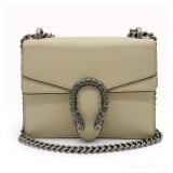 Gucci Dionysus Super Mini Grained Leather Shoulder Bag