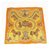 Hermes Paperoles Silk Scarf