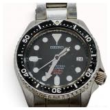 Vintage Seiko SBCM023 Perpetual Calendar Scuba Stainless Steel Wristwatch