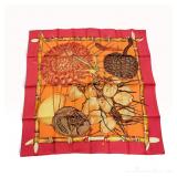 Hermes Jardin Creole Silk Twill Scarf
