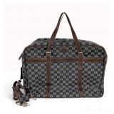 Loewe Anagram Monogram Coated Canvas and Leather Travel Bag