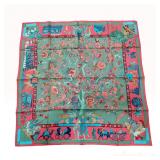 Hermes Fantaisies Indiennes Silk Carre 90 Scarf