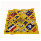 Hermes Pavois Silk Gavroche Scarf
