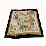 Hermes Chiffres et Monogrammes Silk Scarf