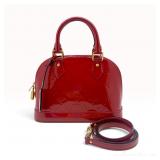 Louis Vuitton Monogram Vernis Alma BB Handbag in Pomme d'Amour