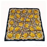 Chanel Camellia and Jewelry Motif Silk Scarf