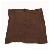 Louis Vuitton Monogram Dark Brown Silk Carre 90