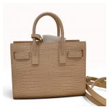 Saint Laurent Crocodile-Embossed Calfskin Baby Sac de Jour Handbag