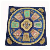 Hermes Poste et Cavalerie Silk Scarf by Joachim Metz 90cm